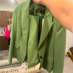 Zara suit set (trousers size 10) top size 8
